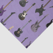 💜 Lila E-Gitarre Seidenpapier (Detail)