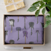💜 Lila E-Gitarre Seidenpapier (Geschenk)