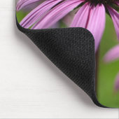 Lila Echinacea-Kone-Blume Motivierend Mousepad (Ecke)