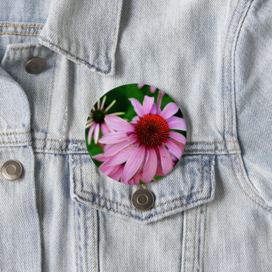 lila Echinacea-Taste Button (Beispiel)