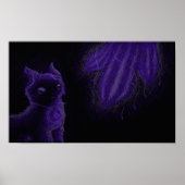 Lila Edelkatze Poster (Vorne)