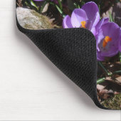 Lila Edelsteine Mousepad (Ecke)