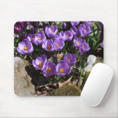 Lila Edelsteine Mousepad (Mit Mouse)