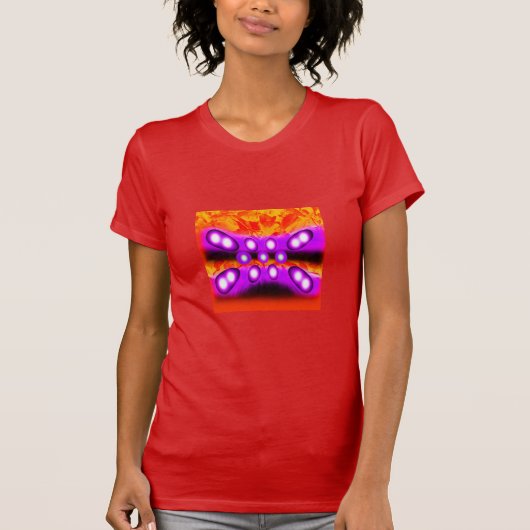 Lila Edelsteine T-Shirt (Vorderseite)