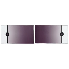 Lila Eggpflanzenfärbung mit Polka-Punkten Kissenbezug