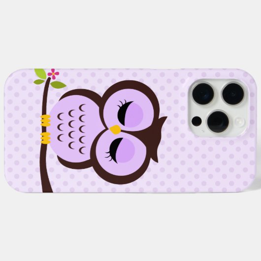 Lila Ei Case-Mate iPhone Hülle (Rückseite (Horizontal))