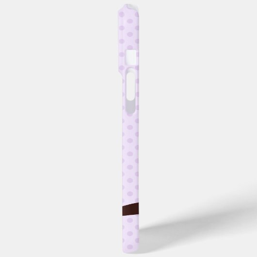 Lila Ei Case-Mate iPhone Hülle (Rückseite / Links)