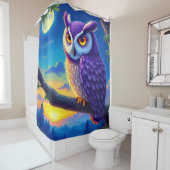 Lila Ei Duschvorhang (Beispiel)