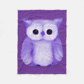 Lila Ei Fleecedecke (Vorderseite)