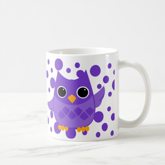 Lila Ei Kaffeetasse (Rechts)