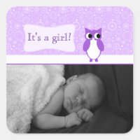 Lila Ei mit Retro-Kreise Neues Baby-Foto