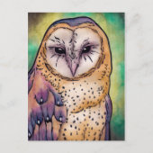 Lila Ei Postkarte (Vorderseite)