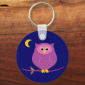 Lila Ei Schlüsselanhänger (Vorderseite)