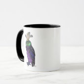 Lila Ei Tasse (Vorderseite Links)