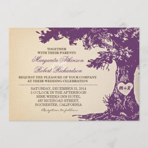 Lila Eichen-Baum Einladung