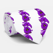 Lila Eichhörnchen kümmert sich nicht Krawatte (Gerollt)