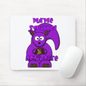 Lila Eichhörnchen kümmert sich nicht Mousepad (Mit Mouse)