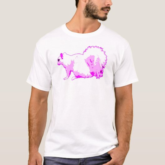 lila Eichhörnchen T-Shirt (Vorderseite)