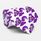 Lila Eichhörnchenarbeitnehmer Krawatte (Gerollt)