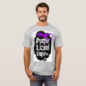 Lila Eidechse T-Shirt (Vorne ganz)