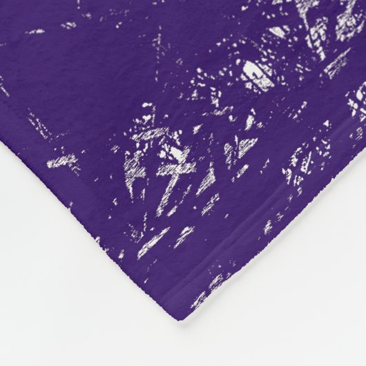 Lila Eiffel-Turm Fleecedecke (Ecke)