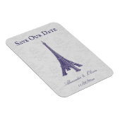 Lila Eiffelturm Damaskus speichern Magnet (Rechte Seite)