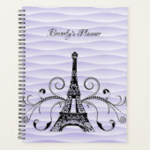 Lila Eiffelturm Geblüht Planer (Vorderseite)