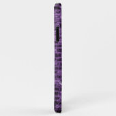 Lila Eiffelturm Grunge Case-Mate iPhone Case (Hinten/Rechts)