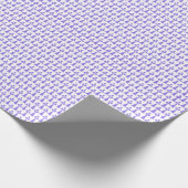 Lila Eiffelturm Paris Umschlagpapier Geschenkpapier (Ecke)