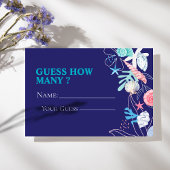 Lila ein kleines Perlenguess wie viele Game Card Begleitkarte