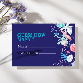 Lila ein kleines Perlenguess wie viele Game Card Begleitkarte