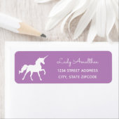 Lila Einfarbadresse (Insitu)