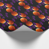 Lila Eingriff Geschenkpapier (Ecke)