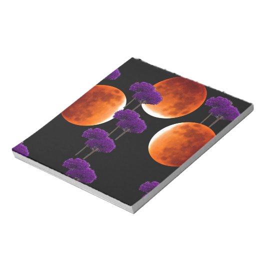 Lila Eingriff Notizblock (Rotiert)