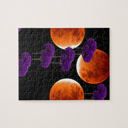 Lila Eingriff Puzzle (Horizontal)