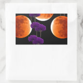 Lila Eingriff Rechteckiger Aufkleber (Tasche)