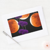 Lila Eingriff Rechteckiger Aufkleber (Umschlag)