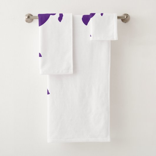 Lila Einhorn Badhandtuch Set (Insitu)