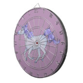 Lila Einhorn Dartscheibe (Vorderseite rechts)