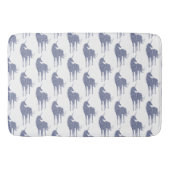 Lila Einhorn-Glitzer Badematte (Vorderseite)