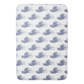 Lila Einhorn-Glitzer Badematte (Vorderseite Vertikal)