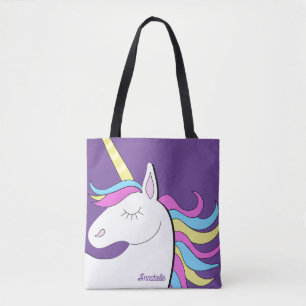 Lila Einhorn Hübsch Unicorns Fantasie Tasche