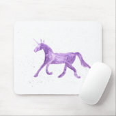 Lila Einhorn Mousepad (Mit Mouse)