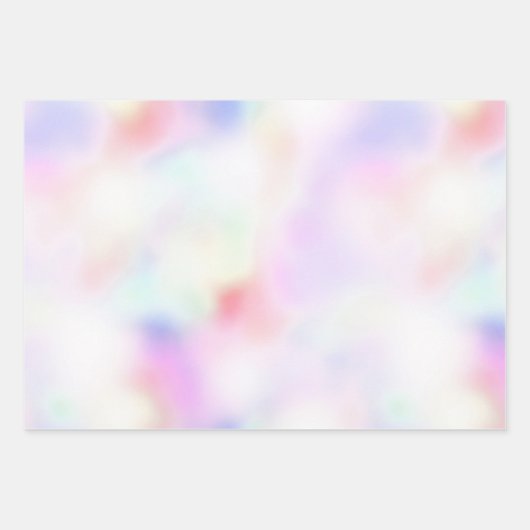 Lila Einhorn Regenbogen Rosa Glitzer Sparkle Herz Geschenkpapier Set (Vorderseite 2)