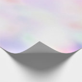 Lila Einhorn Rosa Pfirsichläufer Geschenkpapier (Ecke)