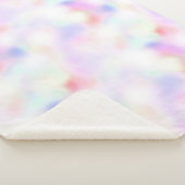 Lila Einhorn Rosa Pfirsichläufer Sherpadecke (3/4)