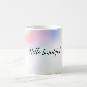 Lila Einhorn, rosa Rainbow           Kaffeetasse