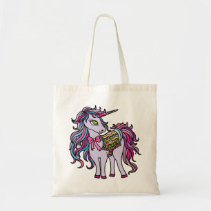 Lila Einhorn Tragetasche