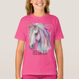 Lila Einhorn-Traum T-Shirt