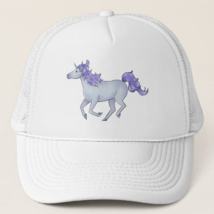 Lila Einhorn Truckerkappe